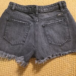 KanCan Dark Gray Jean Shorts